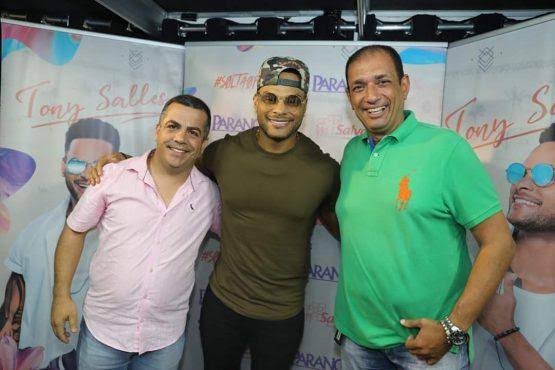 Júnior, cantor Tony Salles e Marão.
