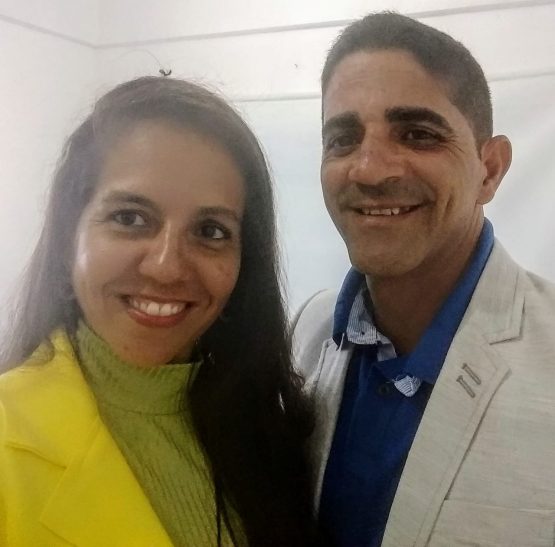 Sérgio Rogério e Barbara Bastos.