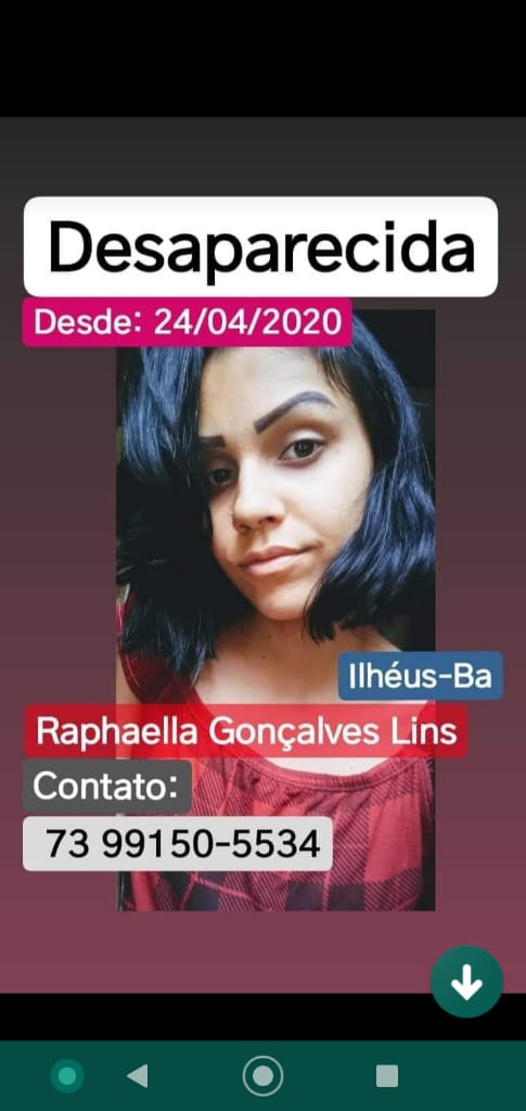 É a primeira vez que ela sai de casa.