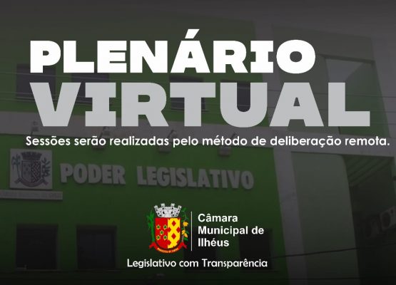 Câmara fará sessões online. 