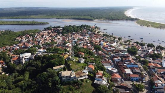 Vista aérea de Itacaré.