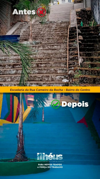 Veja o antes e o depois. 