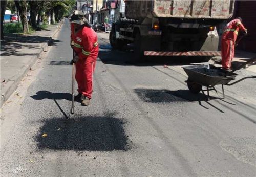 Recuperação por toda a cidade.