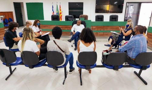 Primeira reunião de trabalho.