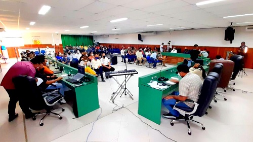 Reunião da plenário Gilberto Fialho. 