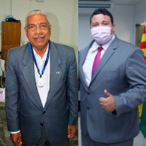 Mestre Josevandro Nascimento e sec. Kaique Souza.